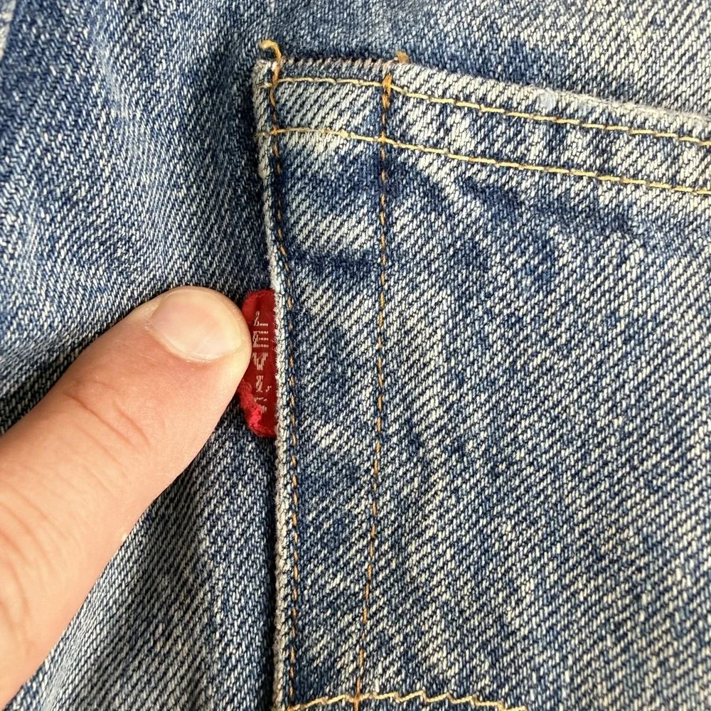 Levis 501Z XX Selvedge‎ Denim LVC 1954 Big E Jeans Blue Men 27x30 (Tag 28)